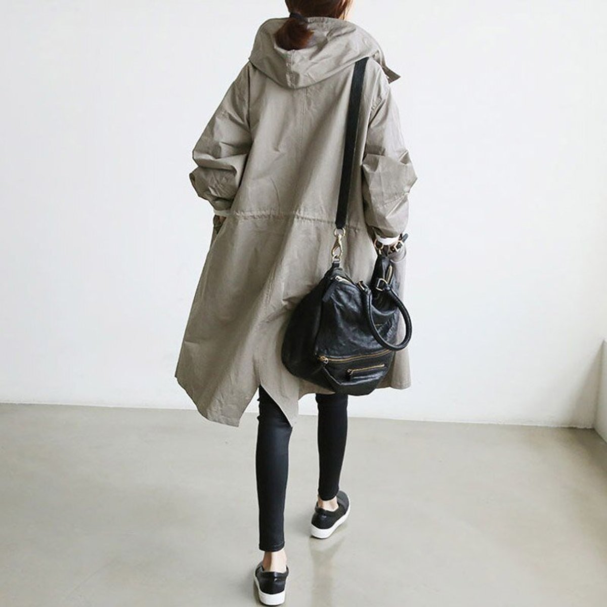 Amelia | Gabardina Oversize Resistente al Agua