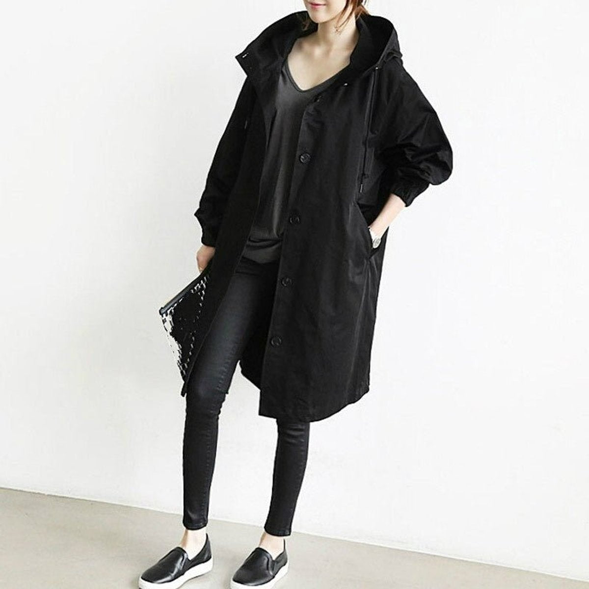 Amelia | Gabardina Oversize Resistente al Agua