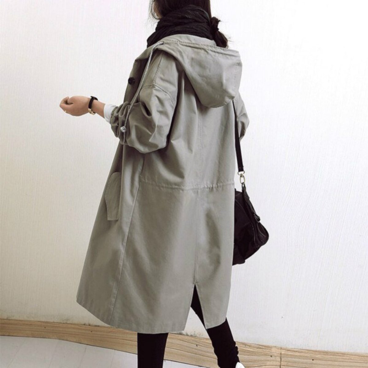 Amelia | Gabardina Oversize Resistente al Agua
