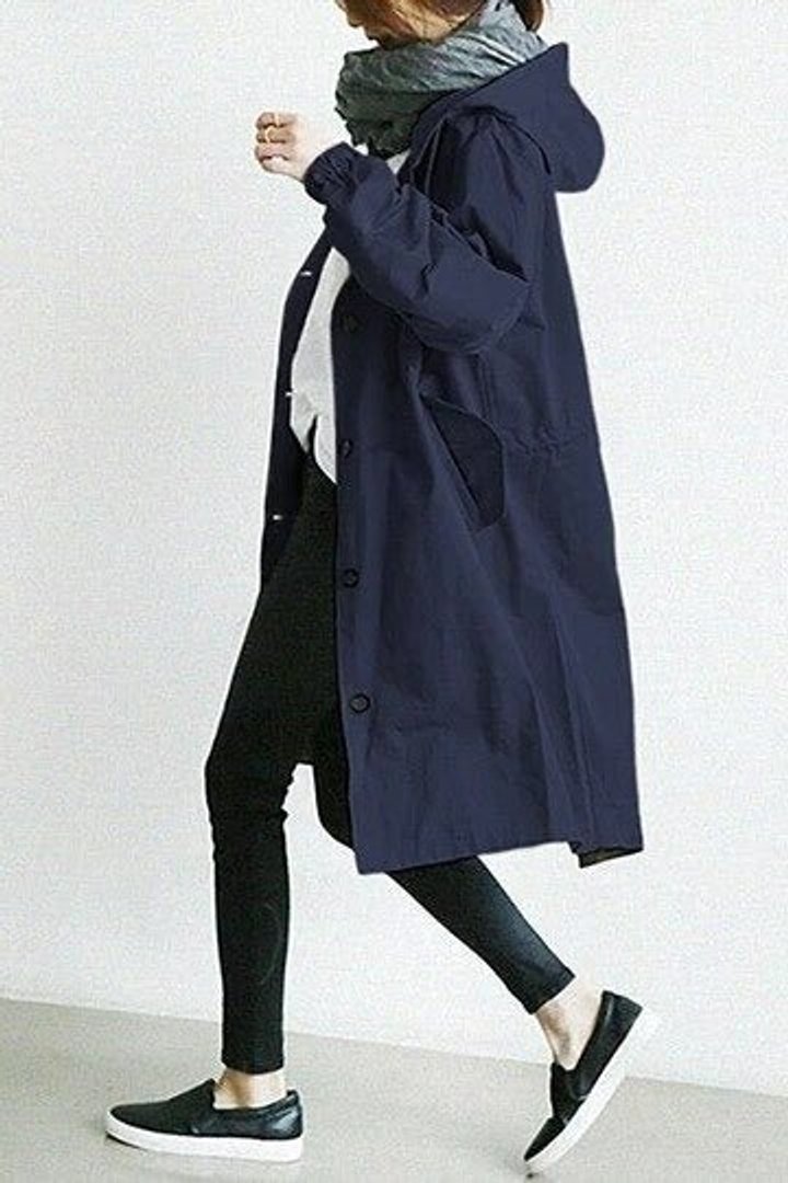 Amelia | Gabardina Oversize Resistente al Agua