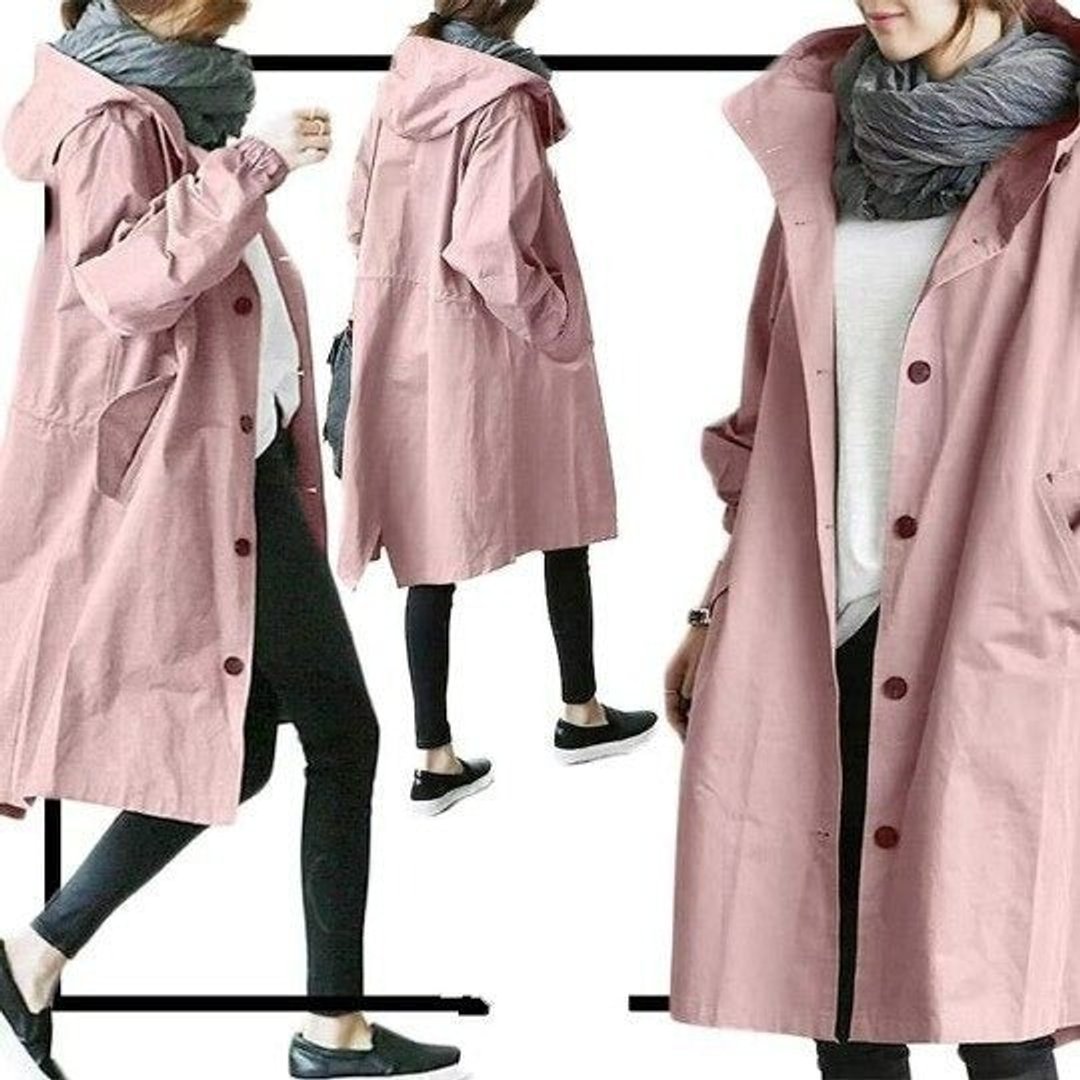 Amelia | Gabardina Oversize Resistente al Agua